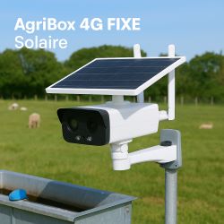 Caméra autonome tout-en-un AgriBox 4G Fixe Solaire