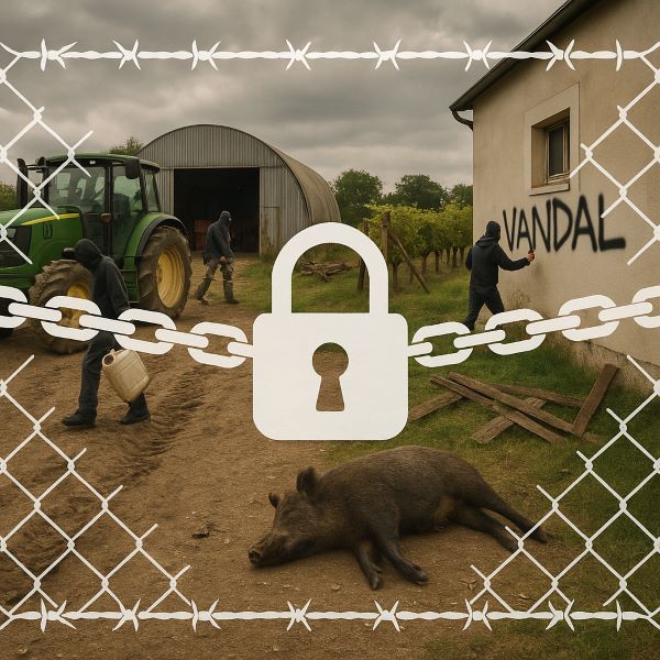 Sécurité et protection anti-vol exploitation agricole